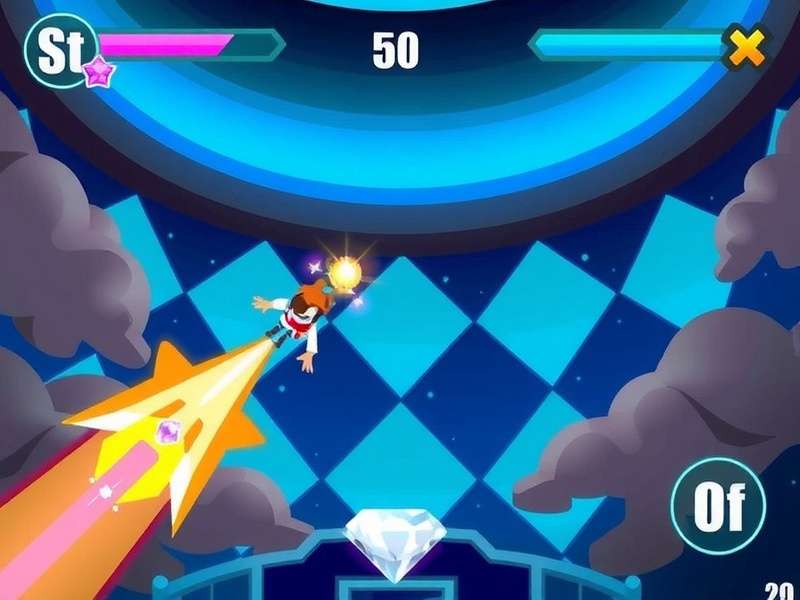 Typical gameplay in Shine Diamond Prodigy Gameplay Screenshot